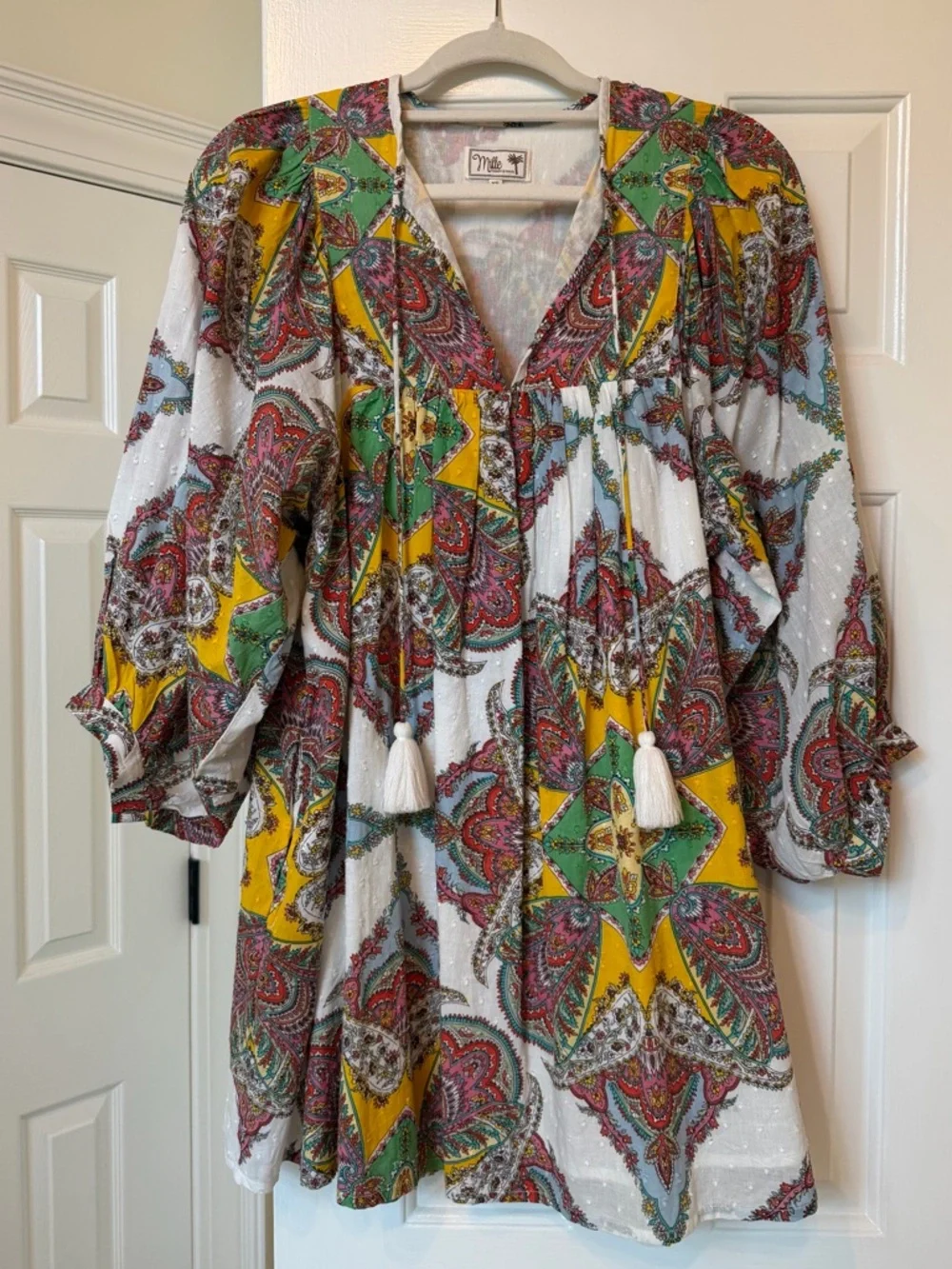 Mille Boho Style Daisy Dress in Kaleidoscope Print - Picture 3 of 5